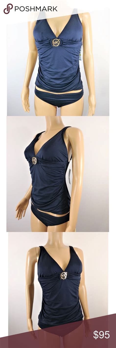 nordstrom rack michael kors bathing suit|Michael Kors bikini new navy.